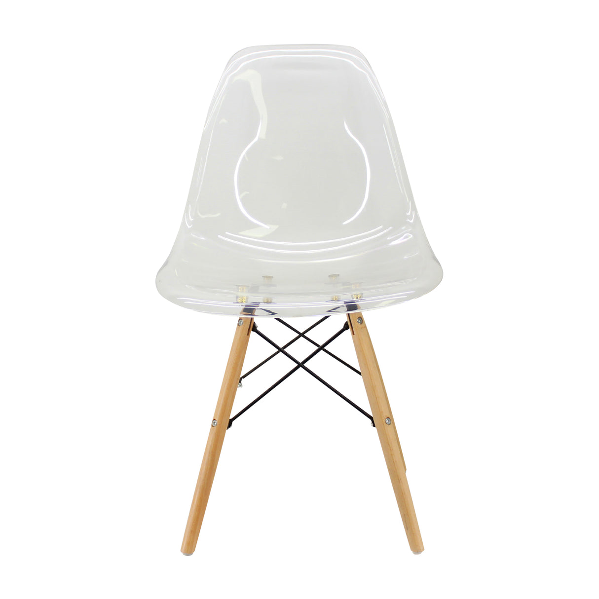 Silla de Comedor DKR Eiffel Policarbonato Transparente - SILLAS Y BUTACOS | Bylmo