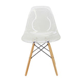 Silla de Comedor DKR Eiffel Policarbonato Transparente - SILLAS Y BUTACOS | Bylmo