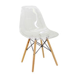Silla de Comedor DKR Eiffel Policarbonato Transparente - SILLAS Y BUTACOS | Bylmo