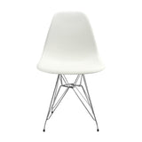 Silla de Comedor DKR Eames 62x44 cm Blanco Polipropileno - SILLAS Y BUTACOS | Bylmo