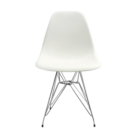 Silla de Comedor DKR Eames 62x44 cm Blanco Polipropileno - SILLAS Y BUTACOS | Bylmo