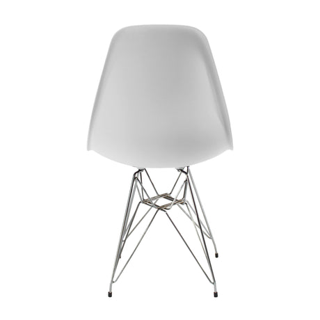 Silla de Comedor DKR Eames 62x44 cm Blanco Polipropileno - SILLAS Y BUTACOS | Bylmo
