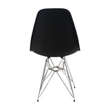 Silla de Comedor DKR Eames Negra 62x44 cm Polipropileno - SILLAS Y BUTACOS | Bylmo