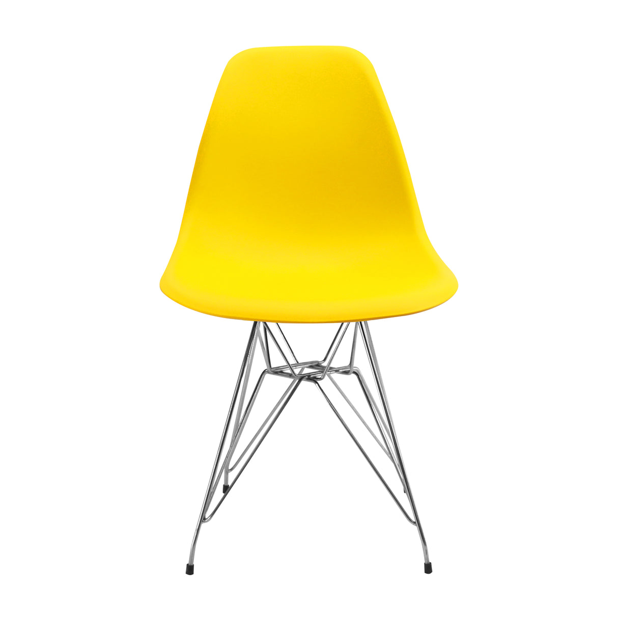 Silla de Comedor DKR Eames Amarilla 62x44 cm Polipropileno - SILLAS Y BUTACOS | Bylmo