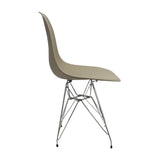 Silla de Comedor DKR Eames Beige 62x44 cm Polipropileno Diseño Moderno - SILLAS Y BUTACOS | Bylmo