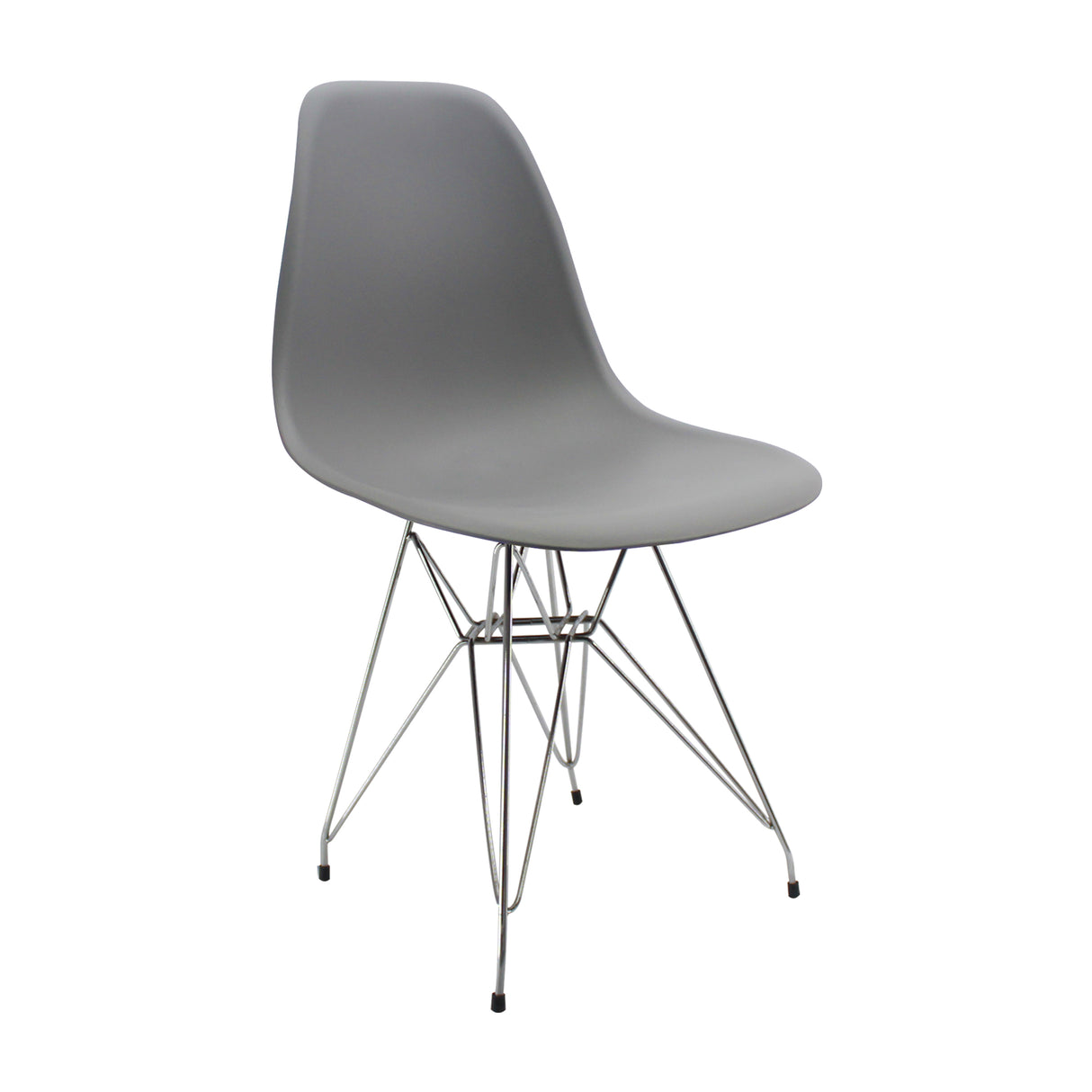 Silla de Comedor DKR Eames Gris 62x44 cm Polipropileno Diseño Moderno - SILLAS Y BUTACOS | Bylmo