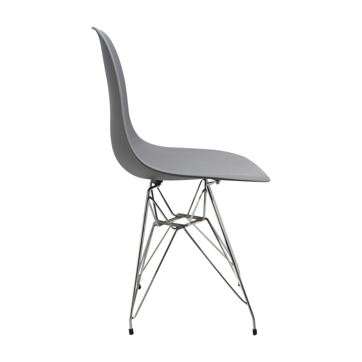 Silla de Comedor DKR Eames Gris 62x44 cm Polipropileno Diseño Moderno - SILLAS Y BUTACOS | Bylmo