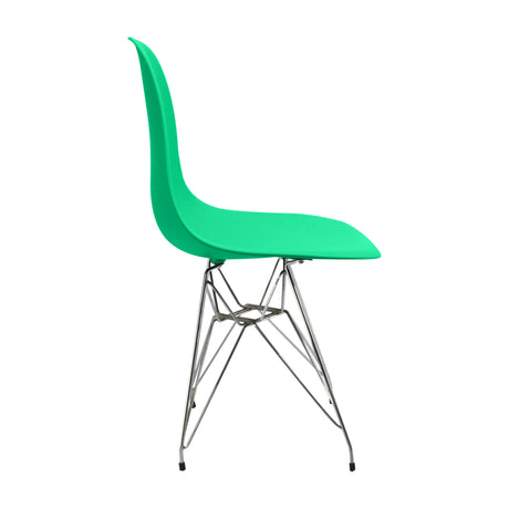 Silla de Comedor DKR Eames Verde Menta 62x44 cm Polipropileno Diseño Moderno - SILLAS Y BUTACOS | Bylmo