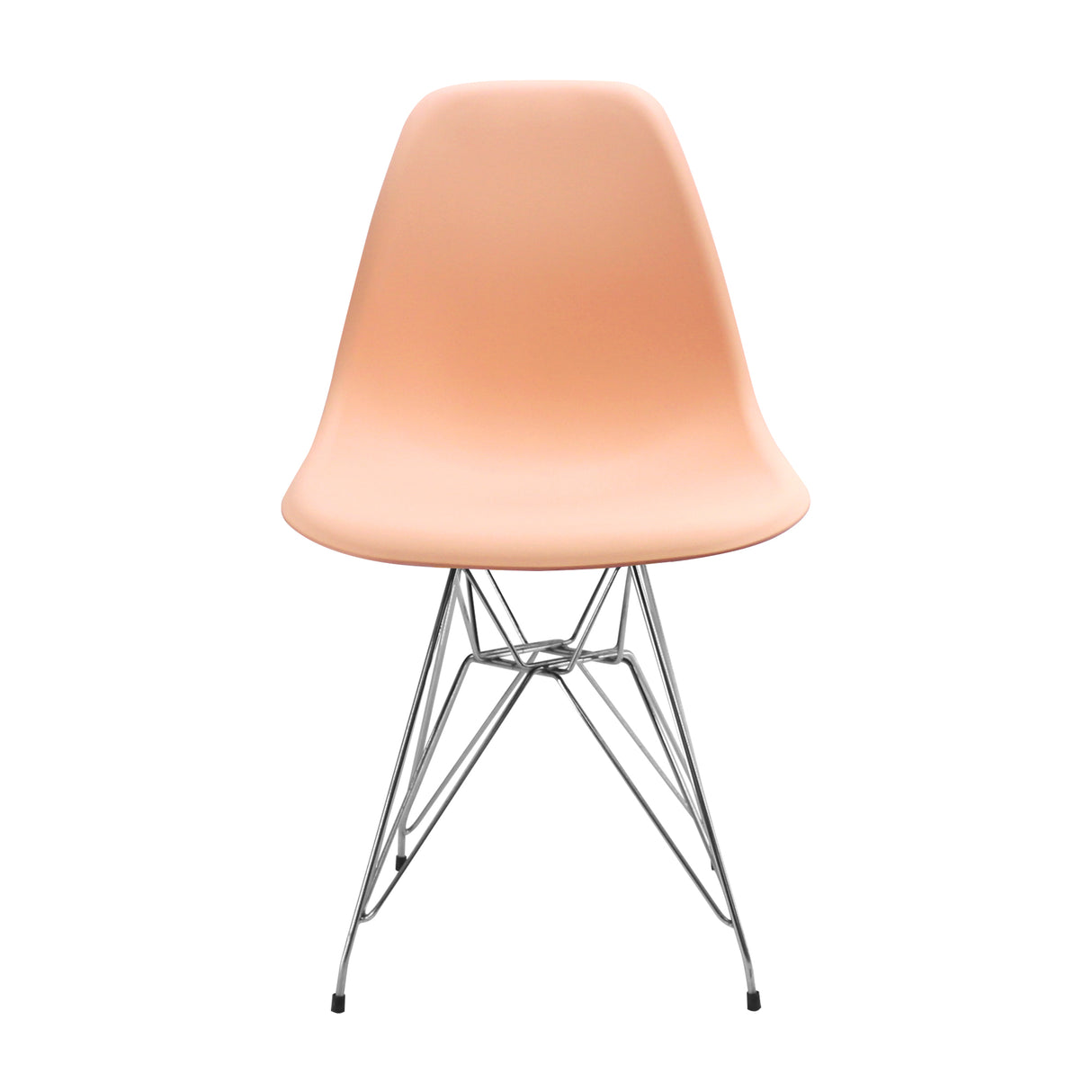 Silla de Comedor DKR Eames Salmón 62x44 cm Polipropileno Diseño Moderno - SILLAS Y BUTACOS | Bylmo
