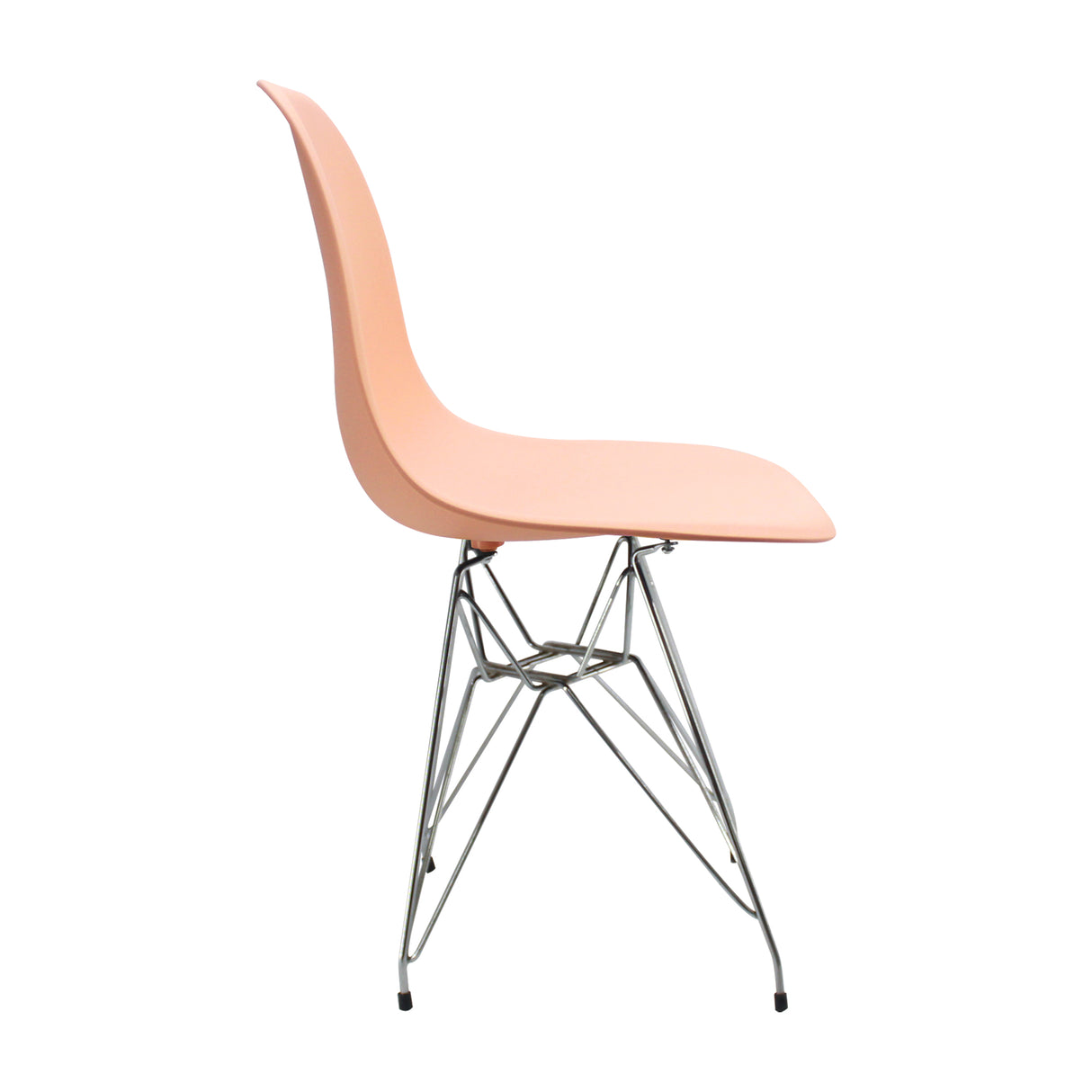 Silla de Comedor DKR Eames Salmón 62x44 cm Polipropileno Diseño Moderno - SILLAS Y BUTACOS | Bylmo