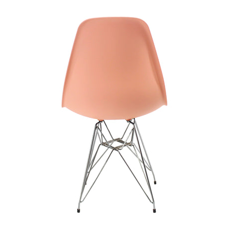 Silla de Comedor DKR Eames Salmón 62x44 cm Polipropileno Diseño Moderno - SILLAS Y BUTACOS | Bylmo