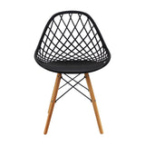 Silla de Comedor Kaila Moderna Negra 49x79 cm - Sillas y Butacos | Bylmo