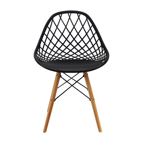 Silla de Comedor Kaila Moderna Negra 49x79 cm - Sillas y Butacos | Bylmo
