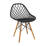 Silla de Comedor Kaila Moderna Negra 49x79 cm - Sillas y Butacos | Bylmo