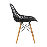 Silla de Comedor Kaila Moderna Negra 49x79 cm - Sillas y Butacos | Bylmo