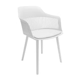 Silla de Comedor Mena Blanco 57x80cm Moderna y Resistente - Sillas y Butacos | Bylmo
