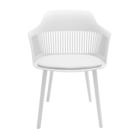 Silla de Comedor Mena Blanco 57x80cm Moderna y Resistente - Sillas y Butacos | Bylmo