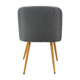 Silla de Comedor BM Lino Gris Con Brazos - Sillas y Butacos | Bylmo