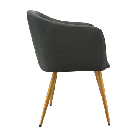 Silla de Comedor BM Lino Grafito Con Brazos - Sillas y Butacos | Bylmo