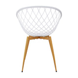 Silla de Comedor Loa Moderna Blanco Polipropileno - Sillas y Butacos | Bylmo