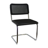 Silla de Comedor Cesca Negra Polipropileno Diseño Moderno - Sillas y Butacos | Bylmo