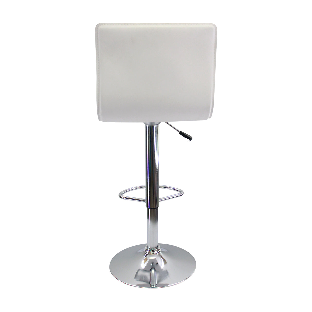Silla Bar Wave Blanca con Espaldar Altura Regulable - Sillas y Butacos | Bylmo