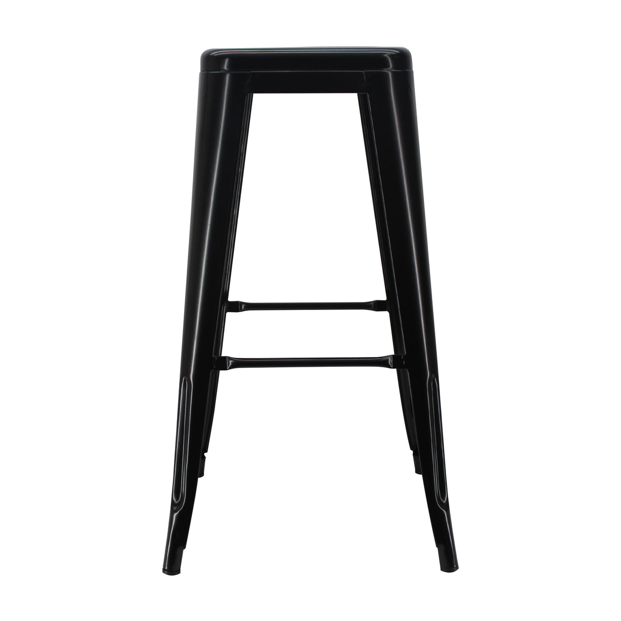 Set x 3 Sillas de Bar Titan Tolix Negro 41.5x78cm Sin Espaldar - Sillas y Butacos | Bylmo