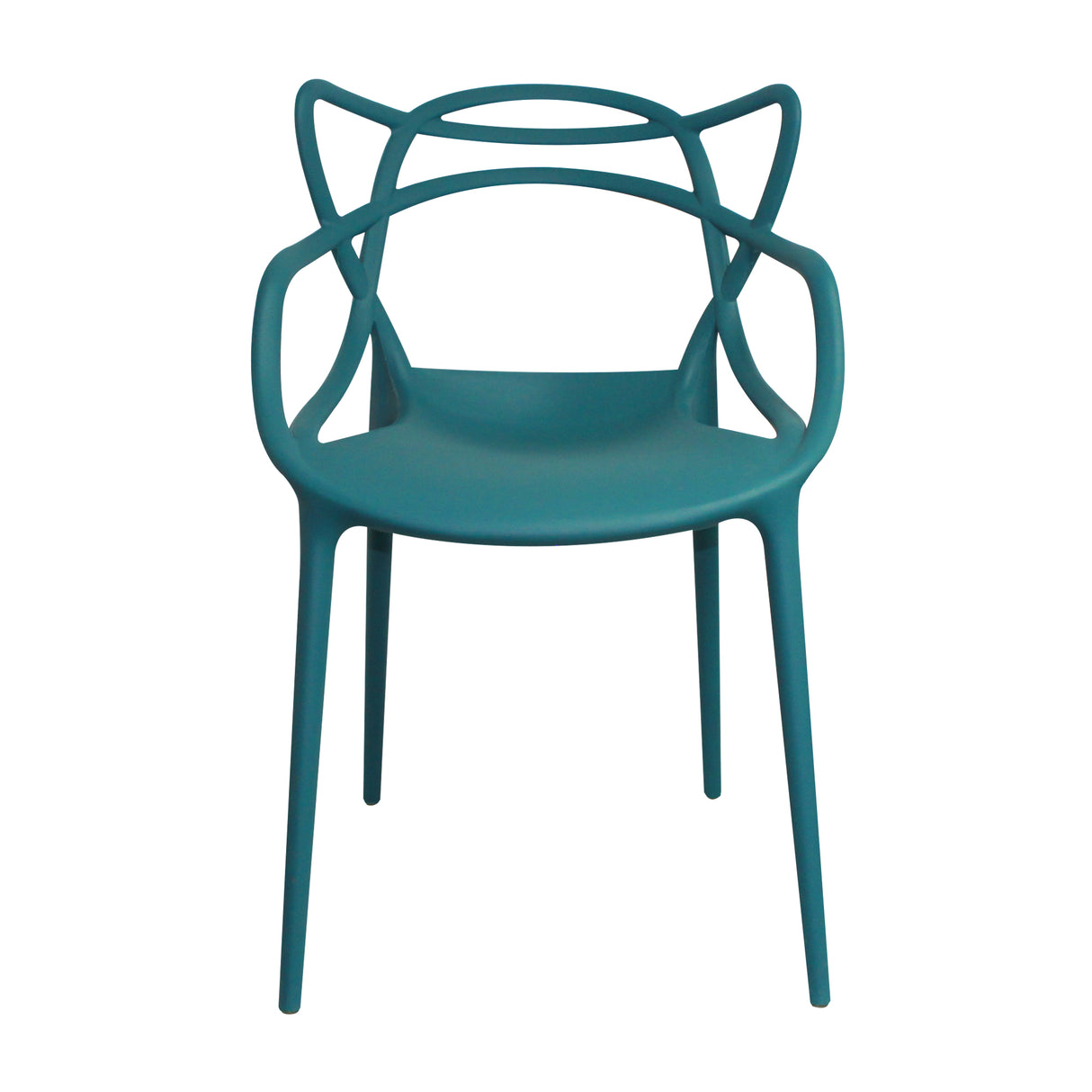 Silla para Exteriores Solna 54 cm Azul Petróleo Europeo con Apoya Brazos - Sillas de Exterior | Bylmo