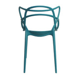 Silla para Exteriores Solna 54 cm Azul Petróleo Europeo con Apoya Brazos - Sillas de Exterior | Bylmo