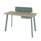 Escritorio Gemma Compacto Verde Pastel 120x73cm Estructura Metálica - Escritorios | Bylmo