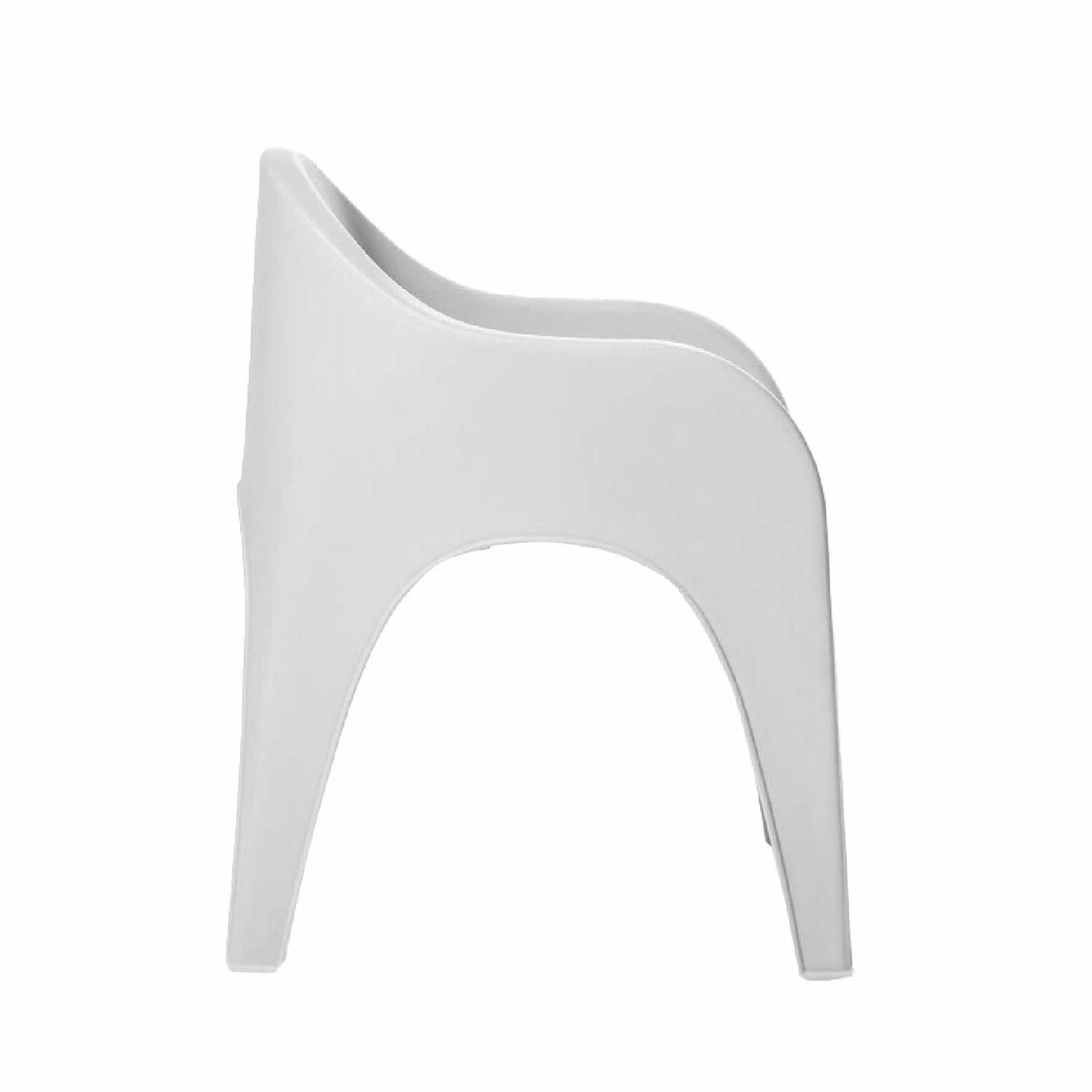 Silla Multipropósito Juga Blanca 65x80cm Moderna y Apilable - Sillas y Butacos | Bylmo