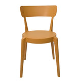 Silla Multipropósito Acasa Compacta 53x82 cm Mostaza Ergonómica - Sillas y Butacos | Bylmo