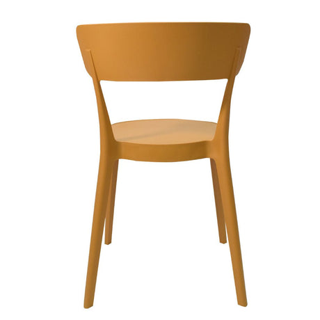 Silla Multipropósito Acasa Compacta 53x82 cm Mostaza Ergonómica - Sillas y Butacos | Bylmo