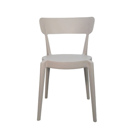 Silla Multipropósito Acasa Compacta 53x82 cm Taupe Ergonómica - Sillas y Butacos | Bylmo