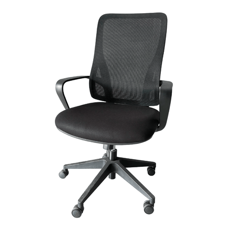 Silla de Oficina Eliot Ergonómica y Duradera Negra 61x104cm - Sillas de Oficina | Bylmo