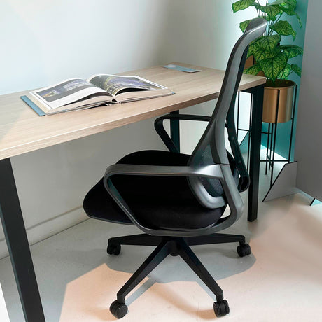 Silla de Oficina Eliot Ergonómica y Duradera Negra 61x104cm - Sillas de Oficina | Bylmo
