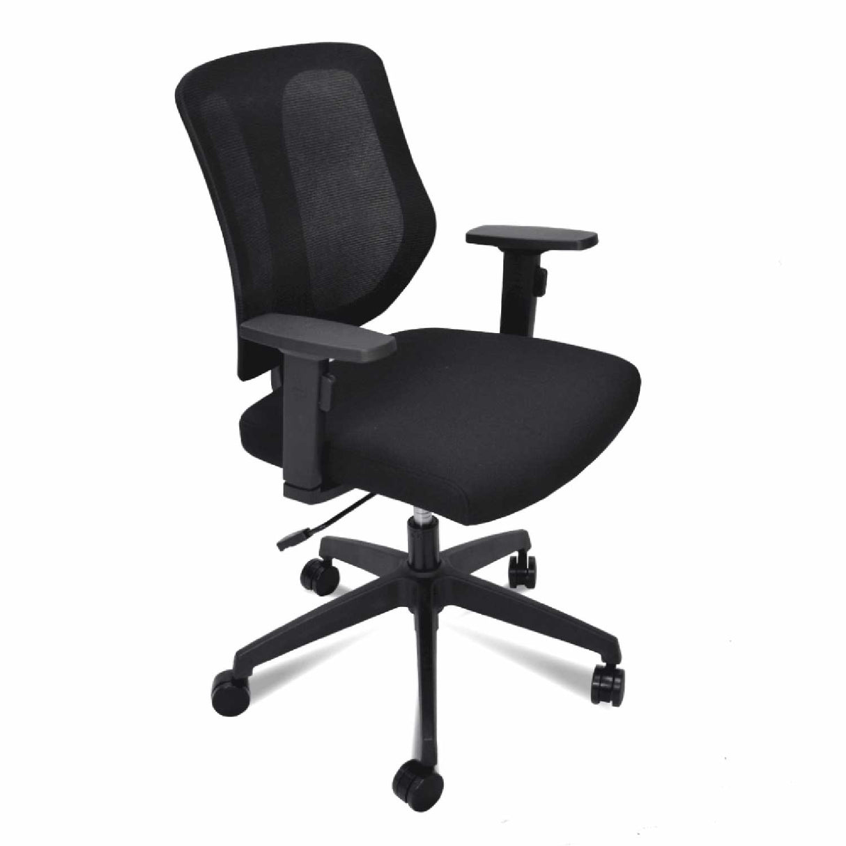 Silla de Oficina Leaf Ergonómica Negra 62x96.5 cm - Sillas de Oficina | Bylmo