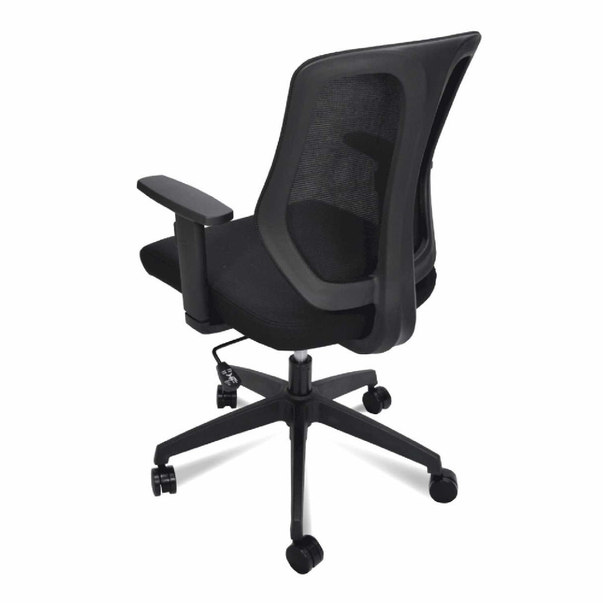 Silla de Oficina Leaf Ergonómica Negra 62x96.5 cm - Sillas de Oficina | Bylmo