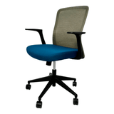 Silla de Oficina Kenvo Ergonómica Azul 64x95 cm. - Sillas de Oficina | Bylmo