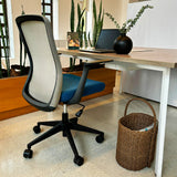 Silla de Oficina Kenvo Ergonómica Azul 64x95 cm. - Sillas de Oficina | Bylmo