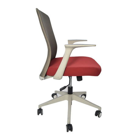 Silla de Oficina Kenvo Ergonómica Vinotinto 64x95 cm. - Sillas de Oficina | Bylmo