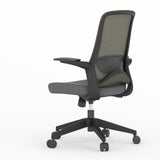 Silla de Oficina Dolphin Gris Oscuro 67.5x106cm con Mecanismo Basculante - Sillas de Oficina | Bylmo