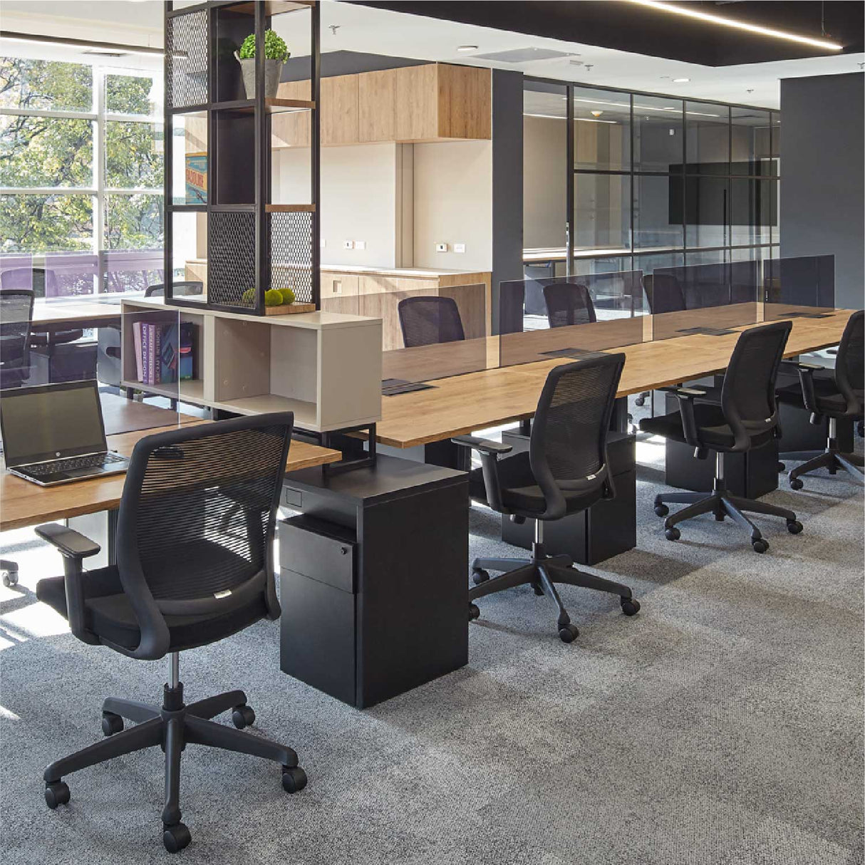 Silla de Oficina Afinity Ergonomica 63x105 cm Negra - Sillas de Oficina | Bylmo