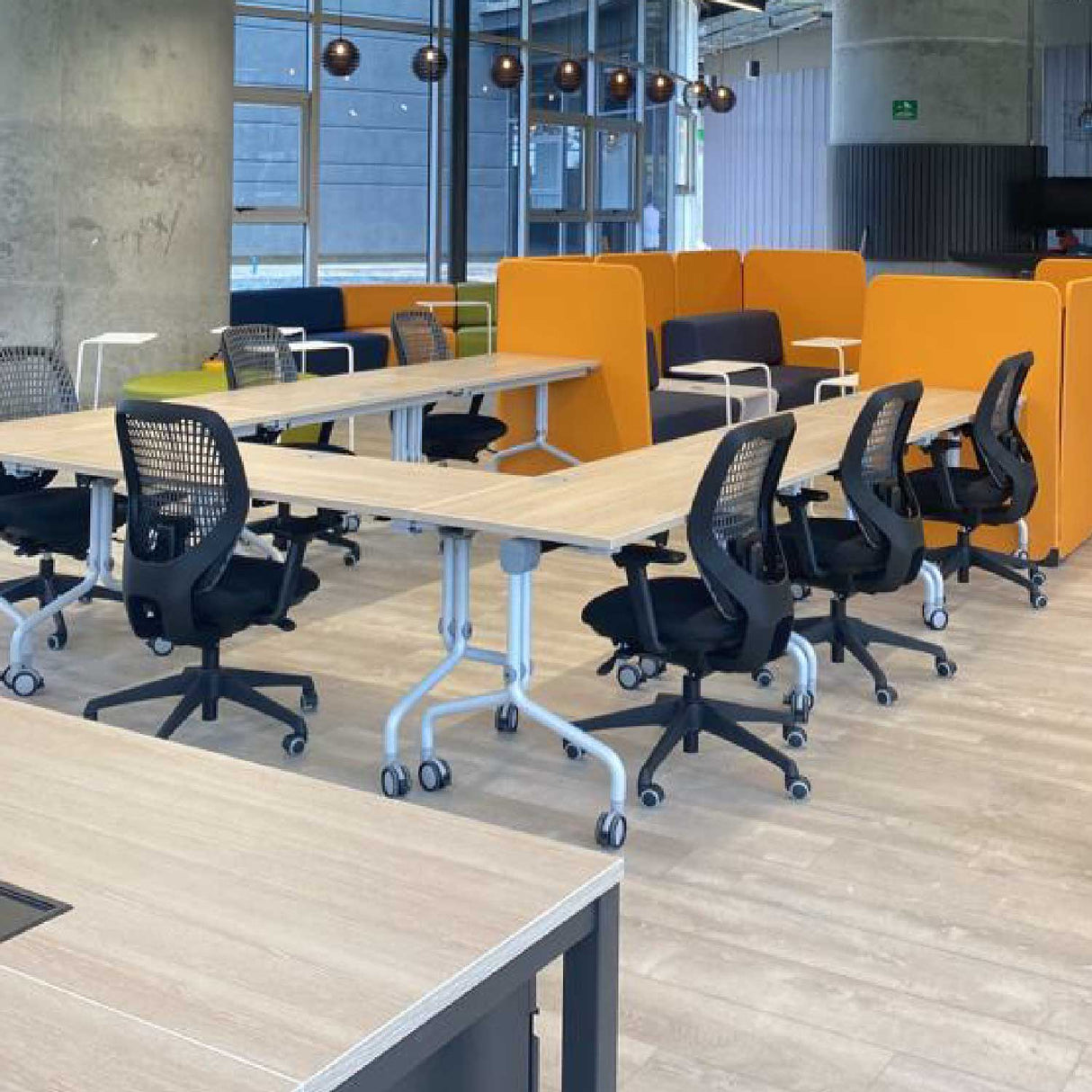 Silla de Oficina Ingo 67x104cm Gris Grafito con Espaldar Reclinable y Soporte Lumbar. - Sillas de Oficina | Bylmo