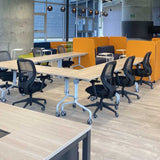 Silla de Oficina Ingo 67x104cm Gris Grafito con Espaldar Reclinable y Soporte Lumbar. - Sillas de Oficina | Bylmo