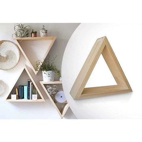 Set de 3 Repisas Trino Modernas de Madera Pino 30x30 cm - Repisas y Percheros | Bylmo