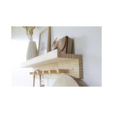 Repisa Lucid Moderna de Madera Pino 70x40 cm con Fijación Invisible - Repisas y Percheros | Bylmo