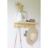 Repisa Lucid Moderna de Madera Pino 70x40 cm con Fijación Invisible - Repisas y Percheros | Bylmo