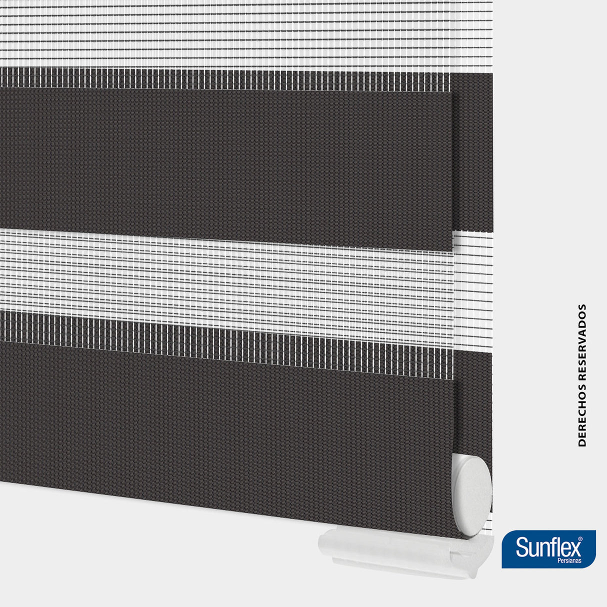 Cortina Roller Duo Coren Roll 180x170cm Gris Oscuro - Cortinas y Persianas | Bylmo