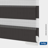 Cortina Roller Duo Coren Roll 180x170cm Gris Oscuro - Cortinas y Persianas | Bylmo